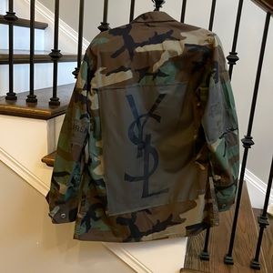 PCH the Label YSL camo jacket , size small